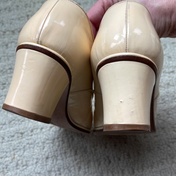 Gucci 2-Tone Patent Leather Heeled Oxfords Shoes Size 6 EUC - Picture 7 of 14